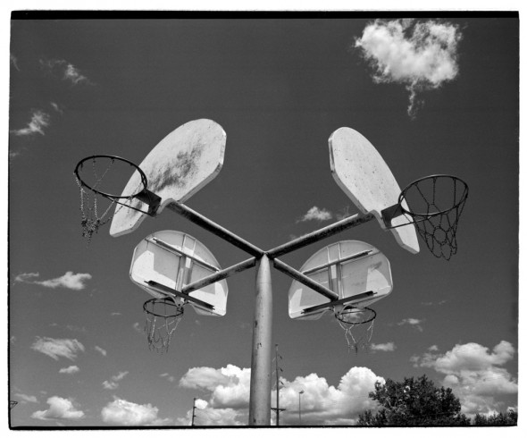 4 Basketball Hoops