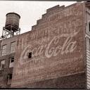 Old Painted Coca-Cola Mural 1986