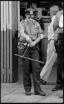Coney Island Cop Twirling her Billyclub 1988
