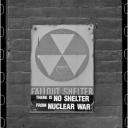 Fallout Shelter Sign Nuclear war 1987