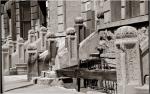 Harlem Crumbling Brownstones 1988